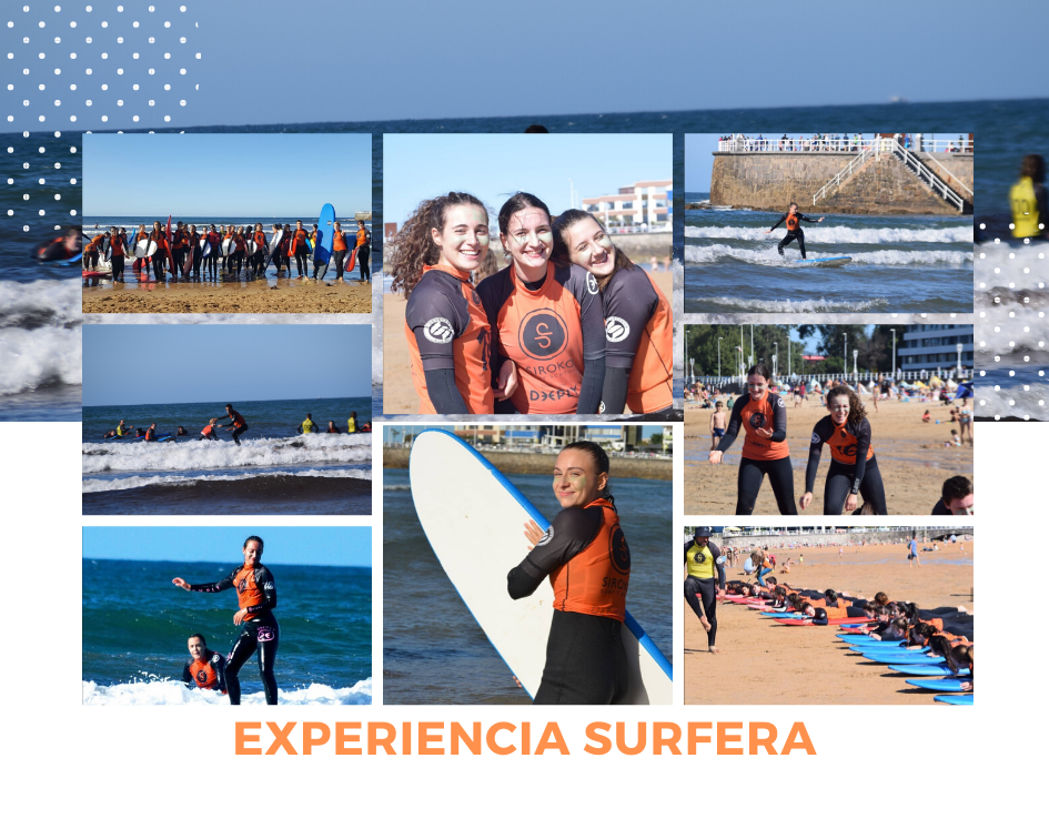 La escuela de surf SIROKA, es la encargada de impartir las clases de surf en nuestros cursos.